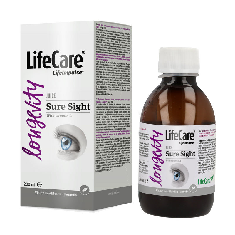 Sure Sight, with vitamin A, liquid dietary supplement for sight